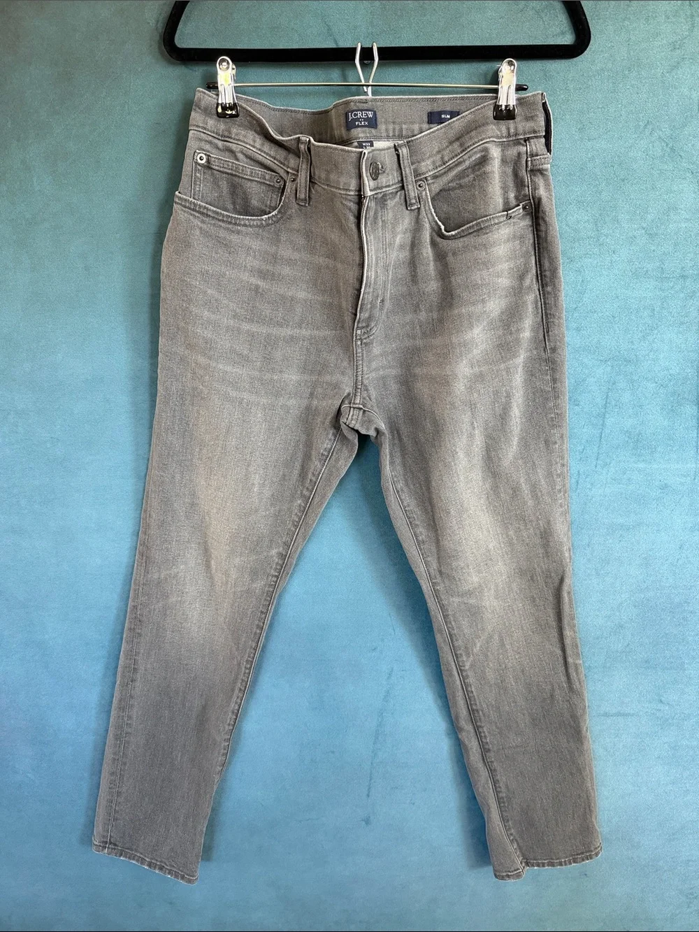 J. Crew Slim Men’s Washed Gray Jeans